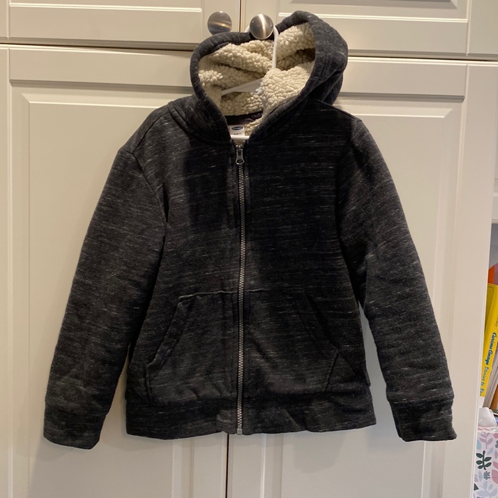 Boys old navy super warm hooded zip up